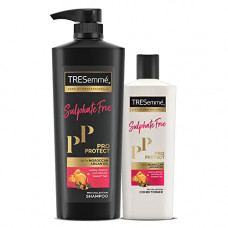 Deals, Discounts & Offers on Beauty Care - TRESemme Pro Protect Sulphate Free Shampoo 580ml + Sulphate Free Conditioner 190ml | with Morrocan Argan Oil | No Sulphates or Parabens | Gentle care
