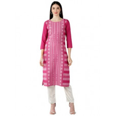 Deals, Discounts & Offers on Women - [Size XL] Vaamsi Crepe Digital Printed Kurti(VPK1692_Beige_Free Size)
