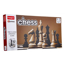 Deals, Discounts & Offers on Toys & Games - Funskool Chess Board Set, Black And White Board Game
