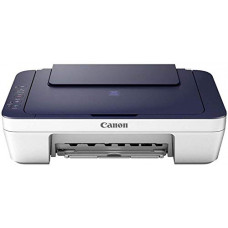 Deals, Discounts & Offers on  - [SBI Credit Card] Canon PIXMA E477 All-in-One Wireless Ink Efficient Colour Printer (White/Blue)