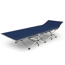 Deals, Discounts & Offers on Furniture - Inllex Foldable Camping Bed Heavy Duty Lightweight Folding Camping Cot Bed, Portable Sleeping Cot For Adult, Patio, Beach, Hiking, Camping, Travel,Outdoor, Indoor,Mountaineering etc (Polyester)