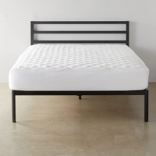 Deals, Discounts & Offers on Furniture - AmazonBasics Hypoallergenic Polycotton Quilted Lightweight Mattress Topper, 18