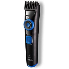 Deals, Discounts & Offers on Beauty Care - Nova Beard Trimmer NHT 1094 with 40 Length Settings: 45 Minutes Runtime & USB Fast Charging (Black)