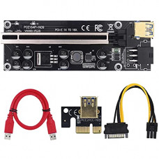 Deals, Discounts & Offers on  - GadgetKarePro 2021 Latest V009S Plus / 009S Plus PCI-E Riser Express Cable 16x to 1x with Indicator Led Graphics Extension ETH Mining Powered Riser Adapter Card