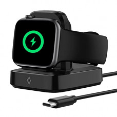 Deals, Discounts & Offers on Mobile Accessories - Spigen PF2002 Apple Watch Charger Compatible with All Apple Watch Series - Black