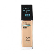 Deals, Discounts & Offers on Beauty Care - Maybelline New York Liquid Foundation, Matte Finish, With SPF, Absorbs Oil, Fit Me Matte + Poreless, 125 Nude Beige, 30 ml