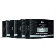 Deals, Discounts & Offers on Beauty Care - Yardley London Gentleman Classic Activated Charcoal Soap, with 99.9% Germ Protection and Deep Cleansing of Skin (Pack Of 4)