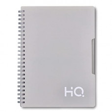 Deals, Discounts & Offers on Stationery - Navneet HQ | Single Subject Book - Grey with PP cover | For office and personal use | Wiro / Spiral Bound | Single Line | A5 Size - 14.8 cm x 21 cm | 160 Pages | Pack of 1