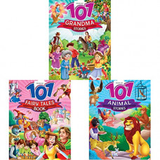 Deals, Discounts & Offers on Books & Media - 101 Grandma Stories + 101 Fairy Tales Book + 101 Animals Stories (Set of 3 Books)