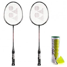 Deals, Discounts & Offers on  - Yonex GR 303 Aluminum Badminton Kit, Black