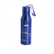 Deals, Discounts & Offers on  - Cello Refresh Stainless Steel Double Walled Water Bottle, Hot and Cold, 750ml, 1pc Flask, Blue