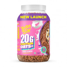 Deals, Discounts & Offers on  -  Yogabar 20g High Protein Oats 850g | Choco Almond Oatmeal | High Fiber | Breakfast cereal | Weight Management | Whey Protein |