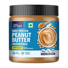 Deals, Discounts & Offers on  - Saffola FITTIFY Whey Protein Peanut Butter | Unsweetened 340g