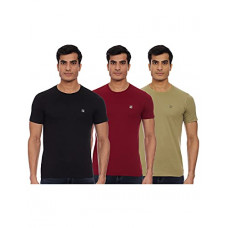 Deals, Discounts & Offers on Men - Cazibe Men's Plain Regular Fit T-Shirt