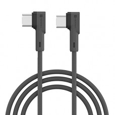 Deals, Discounts & Offers on  - Portronics Konnect L 60W PD Type C to Type C Mobile Charging Cable, 1.2M, Fast Data Sync, Tangle Resistant, TPE+Nylon Braided(Grey)