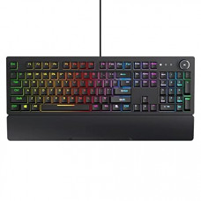 Deals, Discounts & Offers on  - (Renewed) Redgear Shadow Blade Mechanical Keyboard with Spectrum LED Lights, Media Control Knob and Wrist Support (Black)