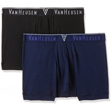 Deals, Discounts & Offers on Men - Van Heusen Men Antibacterial 100% Super Combed Rib Cotton Trunks - Pack of 2