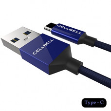 Deals, Discounts & Offers on  - Cellbell Type C to Type A USB Cable (Blue, 1 Meter)