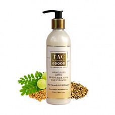 Deals, Discounts & Offers on Beauty Care - TAC - The Ayurveda Co. Methi Sulphate Free Shampoo For Women & Men For Dry And Frizzy Hair With Amla & Bhringraj, SLS And Paraben Free - 250ml