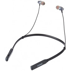 Deals, Discounts & Offers on Headphones - Amazon Brand - Solimo Wireless 5.0 Bluetooth Neckband with Up to 15 Hours Playtime, Magnetic Earbuds, Adjustable Length