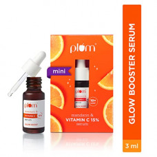 Deals, Discounts & Offers on Beauty Care - Plum 15% Vitamin C Face Serum with Mandarin | For Glowing Skin | Fragrance-Free | Suits all skin types | 3ml Mini