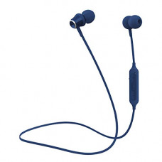 Deals, Discounts & Offers on Headphones - Celly BHSTEREO Magnetic in-Ear Bluetooth 5.0 Wireless Headset, Ergonomic Design, Tangle-Free Cord, Immersive Sound Experience with Extra Bass, Passive Noise Cancelling Earphones with Mic (Blue) (INDBHSTEREO2BL)