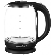 Deals, Discounts & Offers on  - Amazon Basics 1500W Kettle with Borosilicate Glass Body | Auto Switch Off | Dry Boil Protection (1.8L)