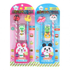 Deals, Discounts & Offers on  - xcluma Pencils with Smiley Erasers Set