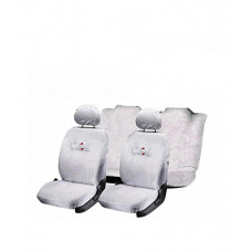 Deals, Discounts & Offers on  - Flomaster 5 Towelmate Seat Cover For Tata Sumo Grade (Set of 3, White)