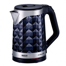 Deals, Discounts & Offers on  - Inalsa Electric Kettle Double Wall 1.8L - Diamante, 1300W with Boil Dry Protection & Auto-Shut Off| Inbuilt SS Filter Sieve, Concealed Heating Element| 360 Deg Cordless Base, (Black)
