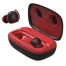 Deals, Discounts & Offers on Headphones - (Renewed) boAt Airdopes 441 Pro Bluetooth Truly Wireless In Ear Earbuds with Mic (Raging Red)