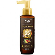 Deals, Discounts & Offers on Beauty Care - WOW Skin Science Sunscreen Matte Finish - Spf 55 Pa+++ - Very High Broad Spectrum - Uva &Uvb Protection - Quick Absorb - No Parabens, Silicones, Mineral Oil, Oxide, Color & Benzophenone, 100mL