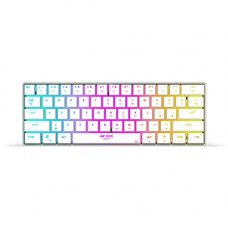 Deals, Discounts & Offers on  - Ant Esports MK1500 Mini 60% Pro Wireless Gaming Keyboard with Membrane Switches- White