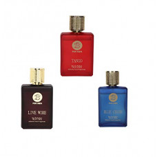 Deals, Discounts & Offers on Beauty Care - Lyla Blanc LIVE WIRE TANGO BLUE CRUSH Perfume Spray For Men- (Set of 3) (100ml each)