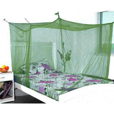 Deals, Discounts & Offers on Outdoor Living  - Divayanshi Olive Mosquito Net For Single Bed/Double Bed, 3x6.5 Insect Protection Net