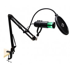 Deals, Discounts & Offers on Accessories - (Renewed) Cosmic Byte Desk Arm Mount with POP Filter For Deimos RGB Microphone, Microphone not Included (Black)