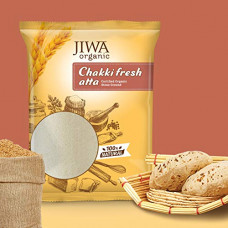Deals, Discounts & Offers on  - JIWA healthy by nature Organic Chakki Fresh Atta, 1 kg, Certified Organic