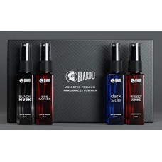 Deals, Discounts & Offers on Beauty Care - Beardo Assorted Premium Perfume Gift Set For Men 4X8ml with Long Lasting Fragrances | Perfume For Men | Ideal Gift Set for Men | Perfect gift for husband | Travel Pack with Whisky Smoke Godfather Dark Side and Black Musk Perfume | Pocket Perfume