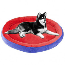 Deals, Discounts & Offers on  - KOZI PET Cozy Luxurious Soft Flecch Revesable RED and Blue Dual Color Dog and Cat Beds {Export Quality} Size Small