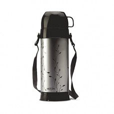 Deals, Discounts & Offers on  - Milton Eiffel 1000 Plastic Insulated Flask, 910 ml, Black | BPA Free | Easy To Carry | Food Grade