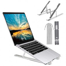 Deals, Discounts & Offers on Laptop Accessories - M JJYPET Laptop Stand for Desk , Aluminum Computer Stand Holder, Ergonomic Anti-Slip Laptop Riser for Desk, Adjustable Notebook Stand