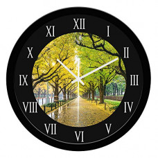 Deals, Discounts & Offers on  - WENS Admiring Nature Silent Non-Ticking Battery Operated Wall Clock (29 cm x 29 cm)