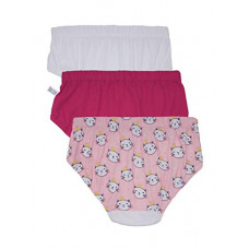 Deals, Discounts & Offers on  - D'chica Girls Cotton Briefs/Panties/Shorties For Kids (Pack of 3)
