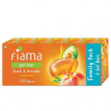 Deals, Discounts & Offers on Beauty Care - Fiama Gel Bar Peach and Avocado, 125g (Count of 6)