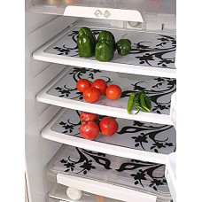 Deals, Discounts & Offers on  - Kuber Industries Birds Design 6 Piece PVC Refrigerator Mat Set - Multicolour (CTKTC0710)