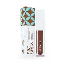 Deals, Discounts & Offers on Beauty Care - Just Herbs Ayurvedic Creamy Matte Long Lasting Liquid Lipstick, Lightweight & Hydrating Lip Colour with Liquorice & Sweet Almond Oil - Liquorice Brown - 2 ml