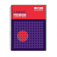 Deals, Discounts & Offers on Stationery - Luxor 5 Subject Spiral Premium Exercise Notebook, Single Ruled - (20.3cm x 26.7cm), 250 Pages