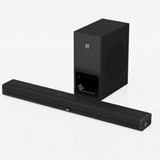 Deals, Discounts & Offers on Electronics - GOVO GOSURROUND 620 100 Watt 2.1 Channel with HDMI, Optical & LED Display Wireless Bluetooth Soundbar (Platinum Black)