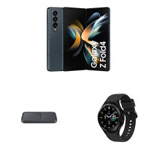 Deals, Discounts & Offers on Electronics - [HDFC Bank Card] Samsung Galaxy Z Fold4 5G (Graygreen, 12GB RAM, 256GB Storage) + Galaxy Watch4 Classic Bluetooth (46mm, Black) + Wireless Charger Duo Pad 15W