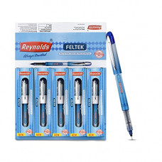 Deals, Discounts & Offers on Stationery - FELTEK 5 CT BOX - BLUE I Lightweight Ball Pen With Comfortable Grip